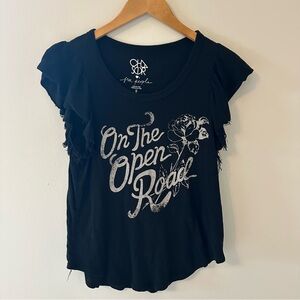 Free People Cha Sor Graphic Tee - Sz Small